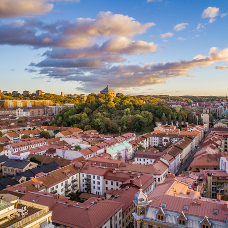 sunrise over Gothenburg